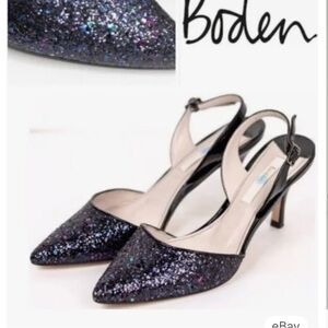 Boden Black Glitter Women's Heels size 42